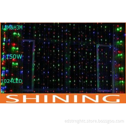 220v/110v 8*3m led curtain light with CE/ROHS and SAA certi